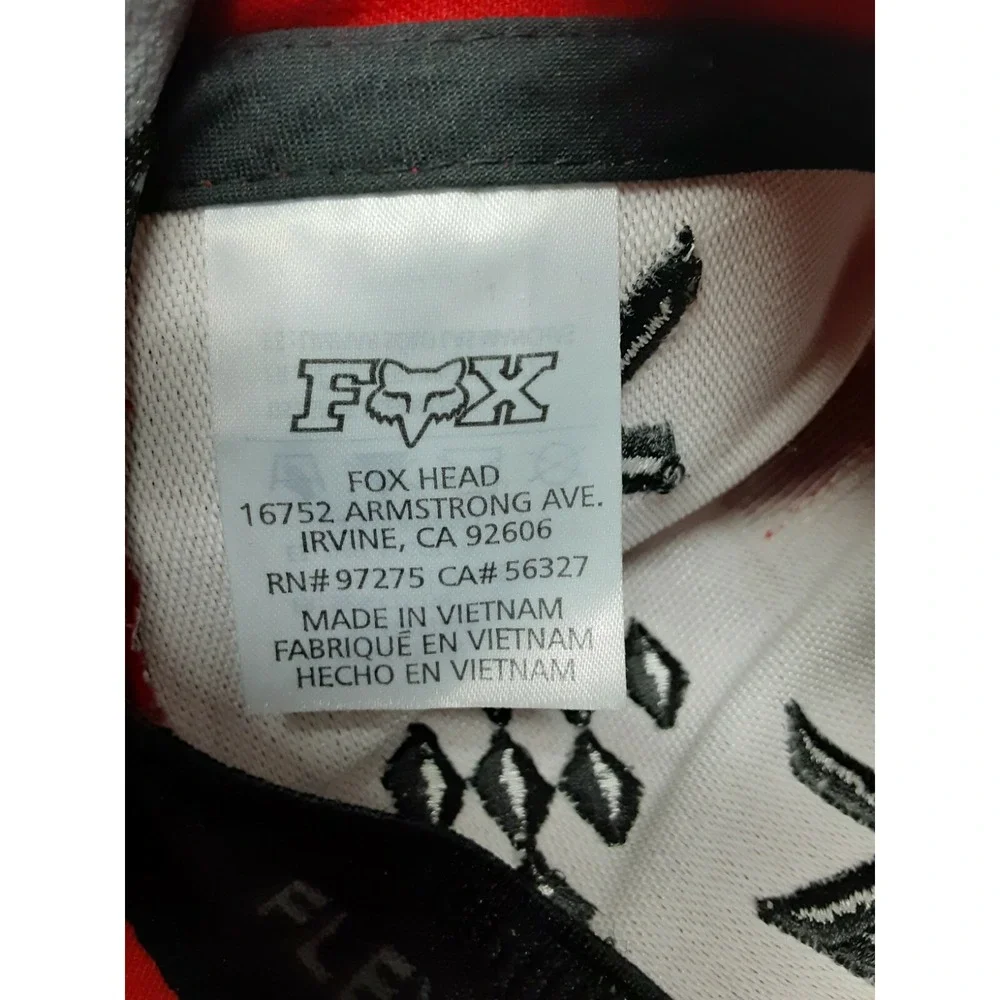 Fox Racing Youth OSFM FLEXFIT RED Baseball Cap Hat‎ Motocross